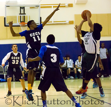 Going up for the block